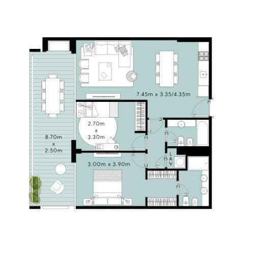 Quartier Bajo Belgrano Oportunidad Dueño Directo. Financiado 100% en Pesos. - 2
