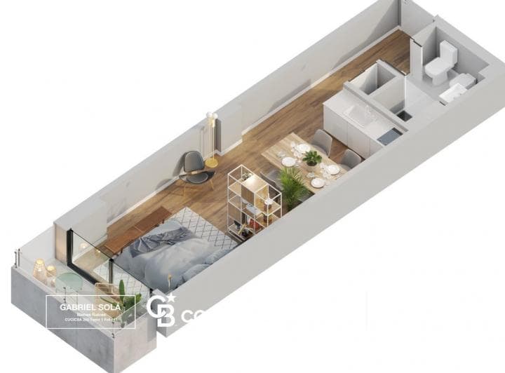 Venta / Departamento Monoambiente 34 m² Santafe 5022 - Palermo - 2