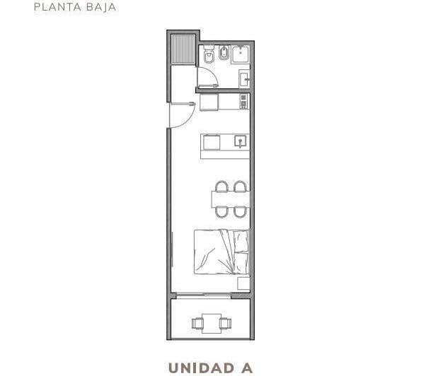 Venta de Pozo Monoambiente Divisible, /baulera, a Estrenar / Financiamiento Privado - 3