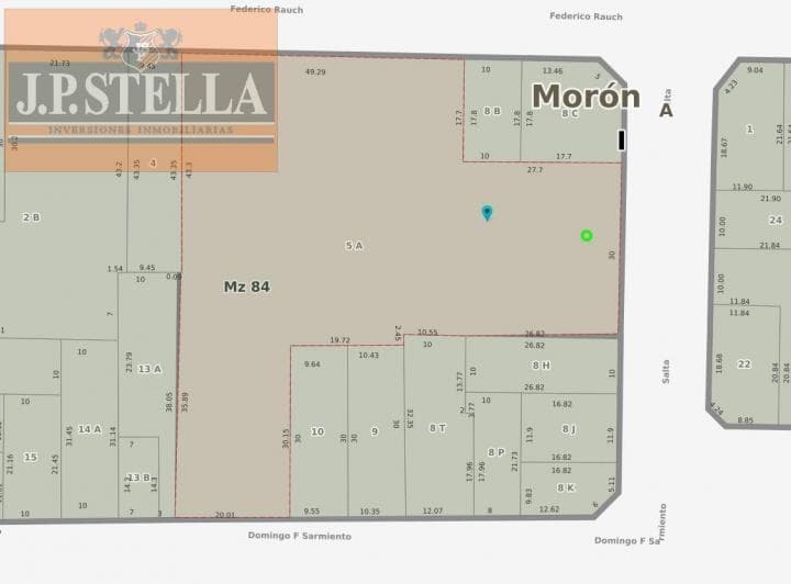 Fracción Comercial de 3.954 m² con Frente a 3 Calles en Moron Centro - 2