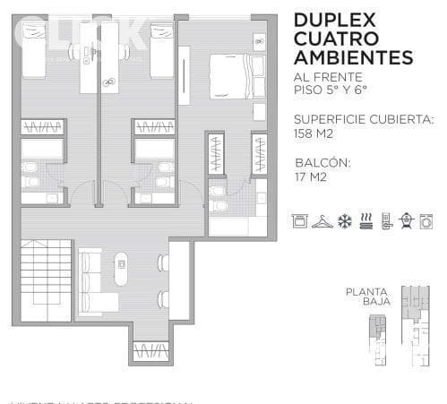 Venta - Duplex 4 Ambientes con Balcón Aterrazado - Pozo - Amenities - Villa Crespo - 4