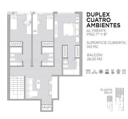 Venta - Duplex 4 Ambientes con Balcón Terraza - Pozo - Piso Alto - Amenities - Villa Crespo - 2