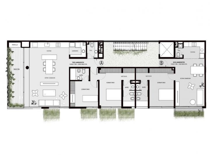 Departamento 2 Amb 1er Piso en Obra Av Crámer y Vilela - Saavedra - 3
