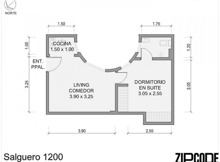 Venta Departamento Monoambiente Divisible, Piso 1 Palermo - 2