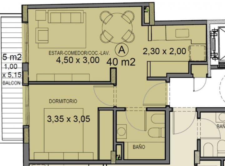 Depto 2 Amb C/balcon a Estrenar! Apto Credito - 5