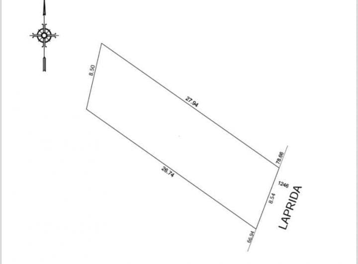 Lote Recoleta, Laprida 1246, Usa a (22,80 M), 9 Pisos, 1.498 m² Constr - 1.274 m² Vendibles Aprox - 5