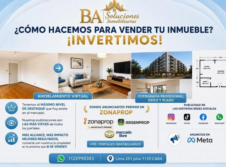 Venta Departamento Monoambiente en San Telmo - Financiación por Dueño Directo - 2