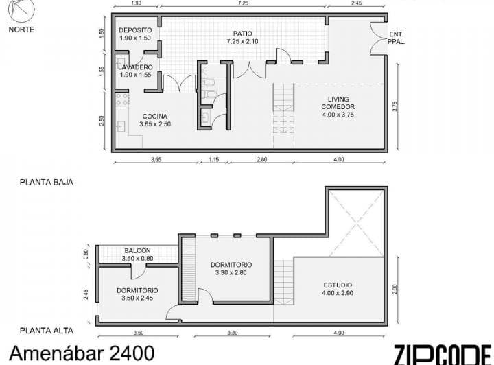Venta PH Belgrano. 92 m² Totales. 3 Ambientes y Escritorio. Patio. Bajas Expensas. - 2
