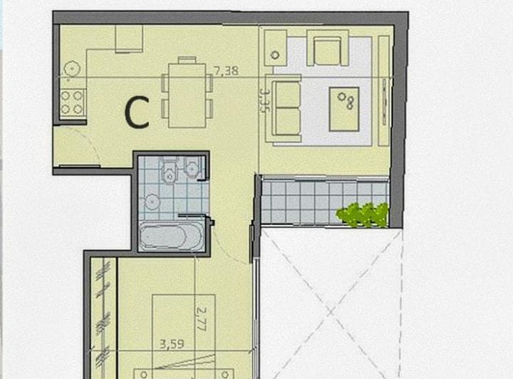 Pre Venta Exclusiva! Departamentos de 1 y 2 Ambientes - Palermo - Boulevard Charcas - 3