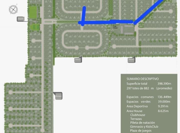 Venta Lote B° Almahue - 858 m² - Excelente Ubicación - Pilar - 3