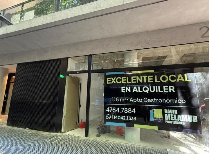 Local Comercial en Alquiler en Palermo, Apto Gastronómico, 115 m² a Estrenar - 3