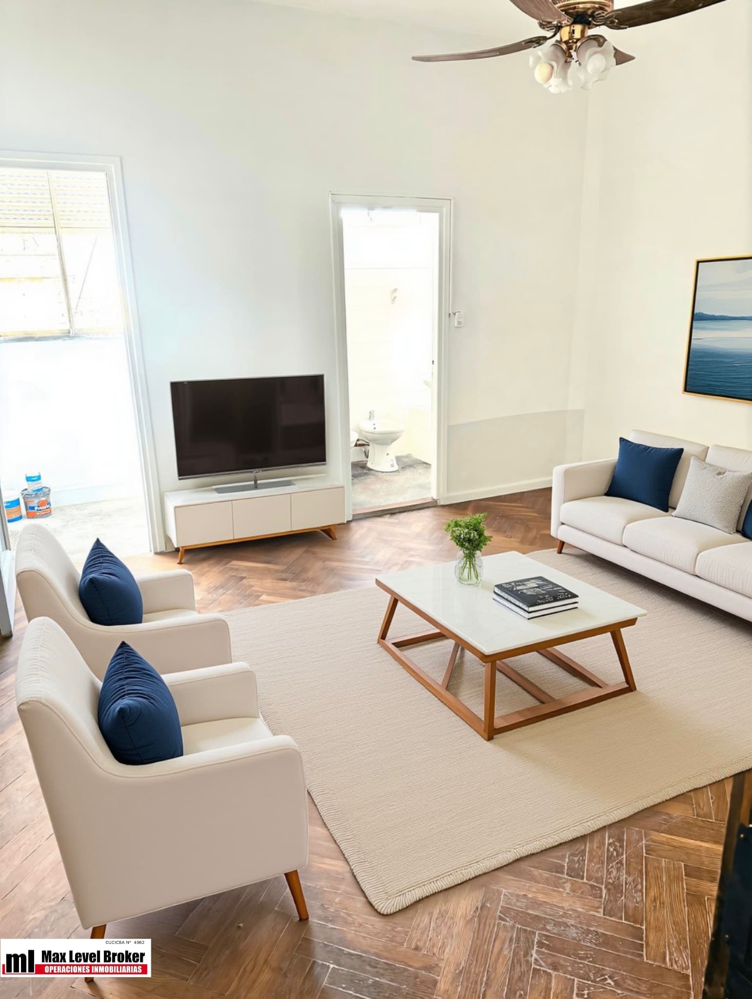 Departamento de 2 ambientes en constitución - Caba - Buen estado y luminoso