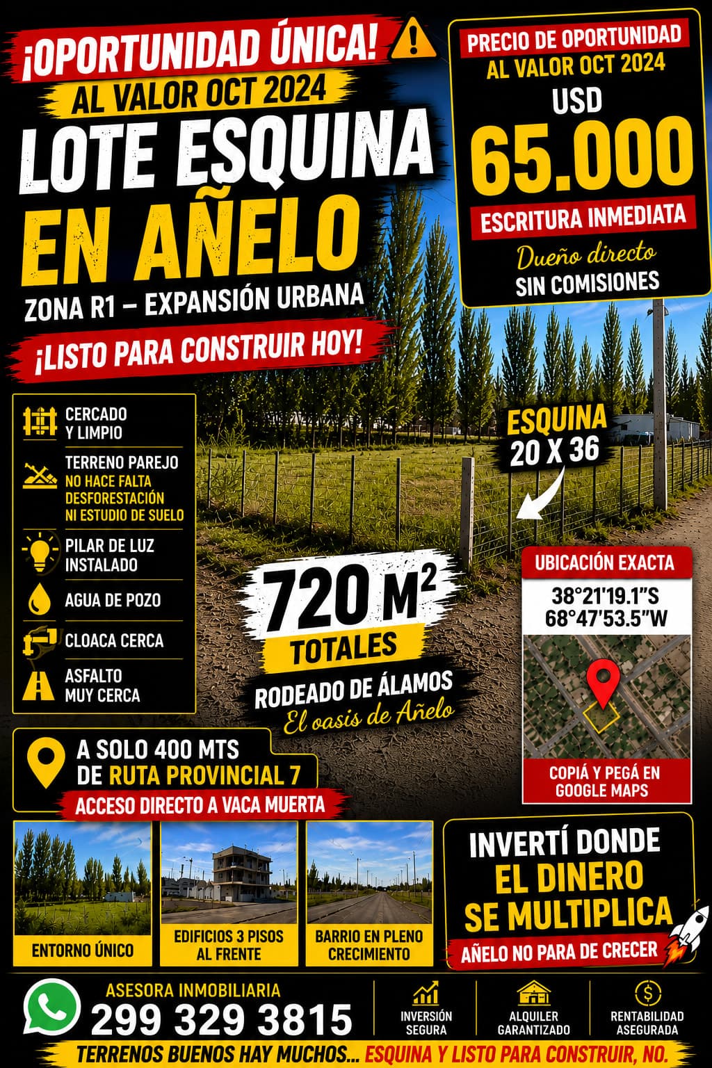 Terreno en Añelo - Oportunidad de inversión